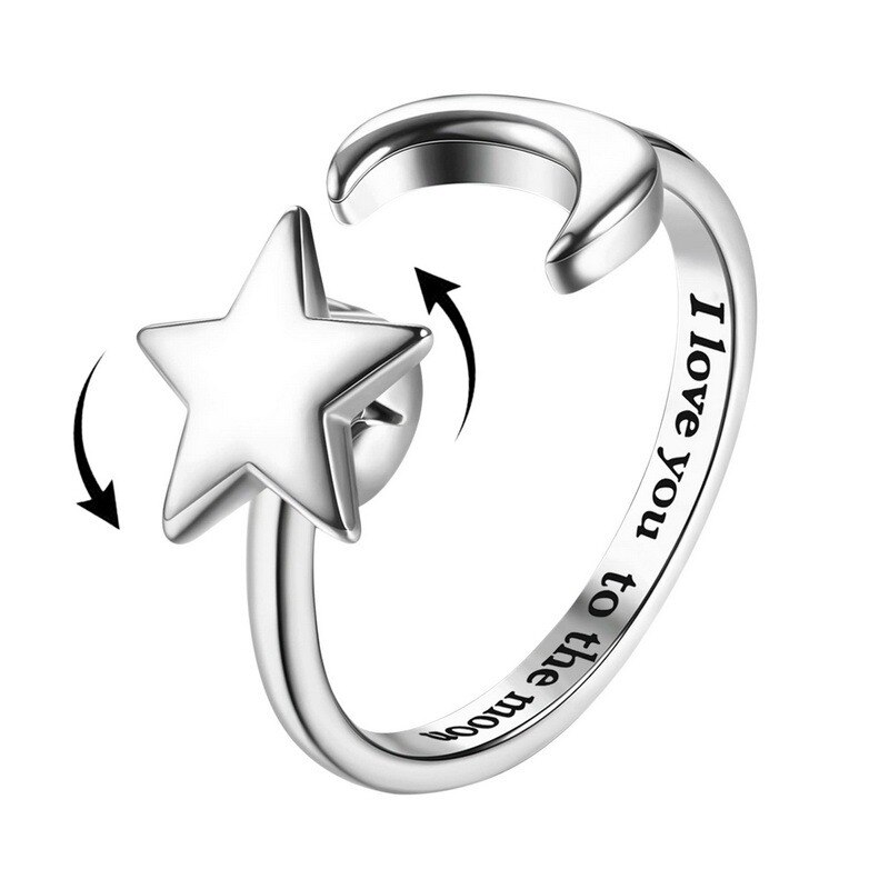 Bague ajustable en Zircon pour femme et adolescent, bijou pour l&#39;anxiété, tournesol, marguerite, de saint-valentin,