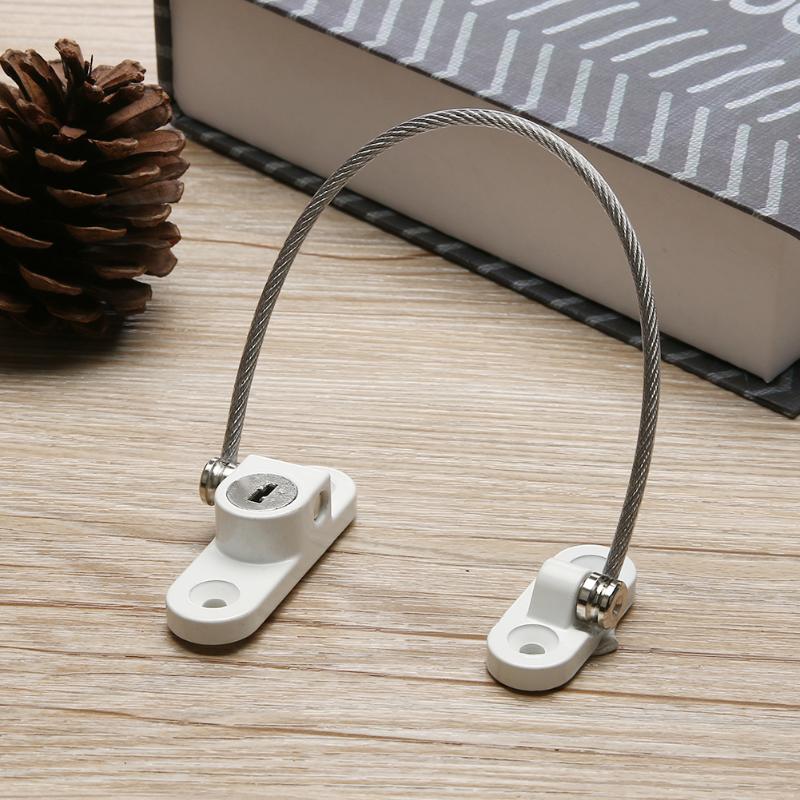 Zabezpieczenie okna łańcuch z zamknięciem ogranicznik drzwi domowy zamek robić drzwi przesuwnych zabezpieczenie przed kradzieżą zabezpieczenia przed kradzieżą sprzęt zapobiegający upadkowi dzieci