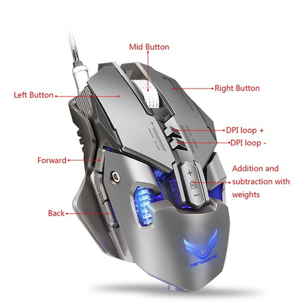 gaming mice Wired USB Gaming Mouse Buttons Gaming Mouse Pro Gamer Computer Mice for game system unit PC Laptop