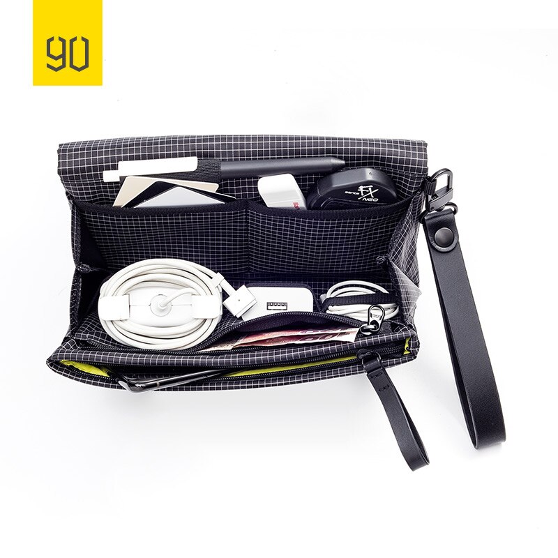NINETYGO 90FUN sac de rangement numérique étanche grande capacité USB disque téléphone mobile affaires décontracté voyage collège femmes hommes
