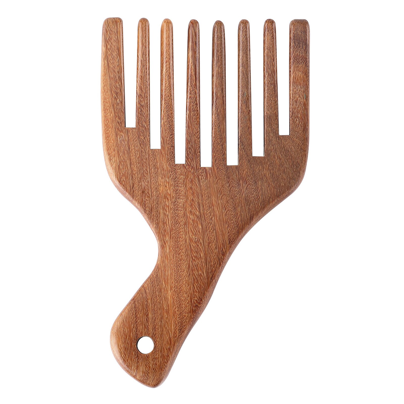 Peine de madera para masaje del cuero cabelludo, cepillo para pelo largo, peine de madera para recoger el pelo, herramienta de estilismo, 1 unidad