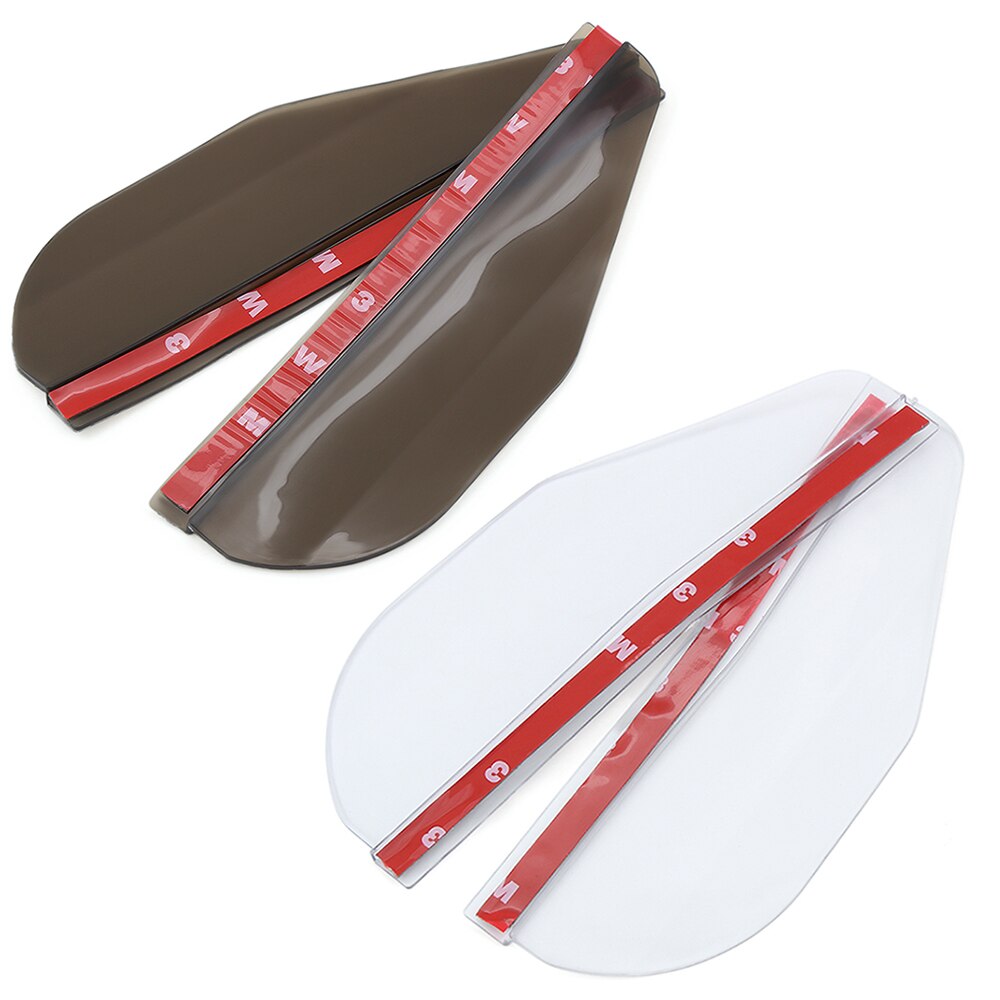 2PCS PVC Car Rearview Mirror Eyebrow Rain Shade Rainproof Cover For SKODA Octavia Kodiaq Fabia Rapid Superb A5 A7 Kamiq Karoq