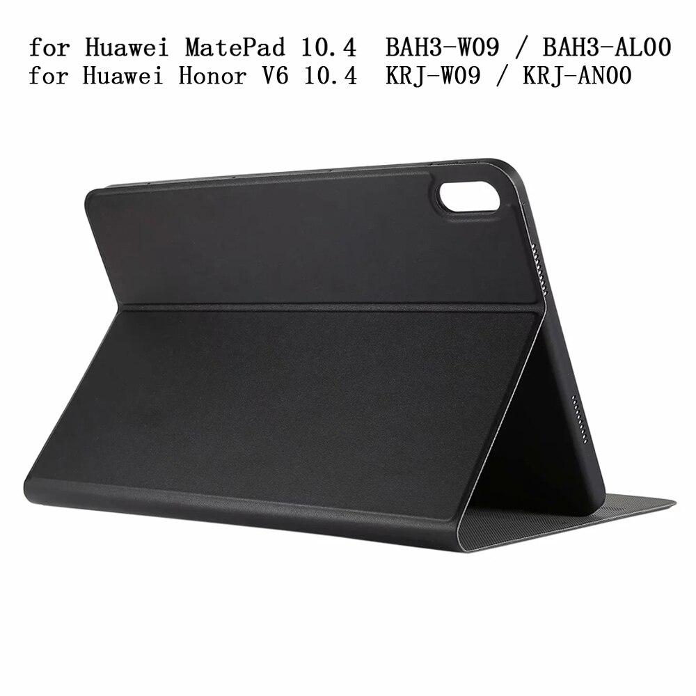 Ultra-thin Flip Coque Tablet Case for Huawei Mate Pad MatePad 10.4 inch BAH3-W09 Honor V6 Case PU Leather Stand TPU Cover Shell