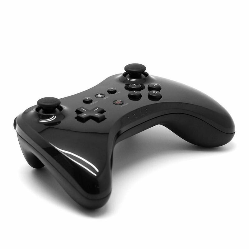 Manette de jeu classique sans fil Bluetooth pour nintendo Wii U Pro, avec câble USB, Joystick