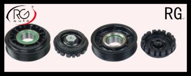 Automotive air conditioning compressor clutch