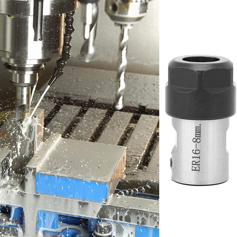 2022 ER16 8mm Spindle Extension Rod Collet Chuck Spindle Machine for Hole Processing