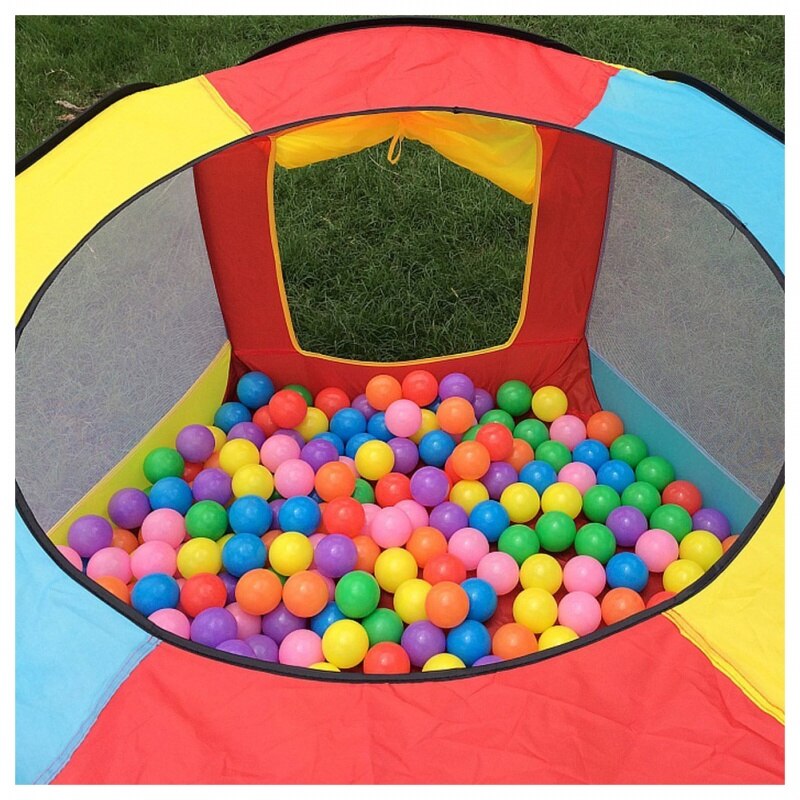 Play House Indoor and Outdoor Easy Folding Ball Pit Hideaway Tent Play Hut