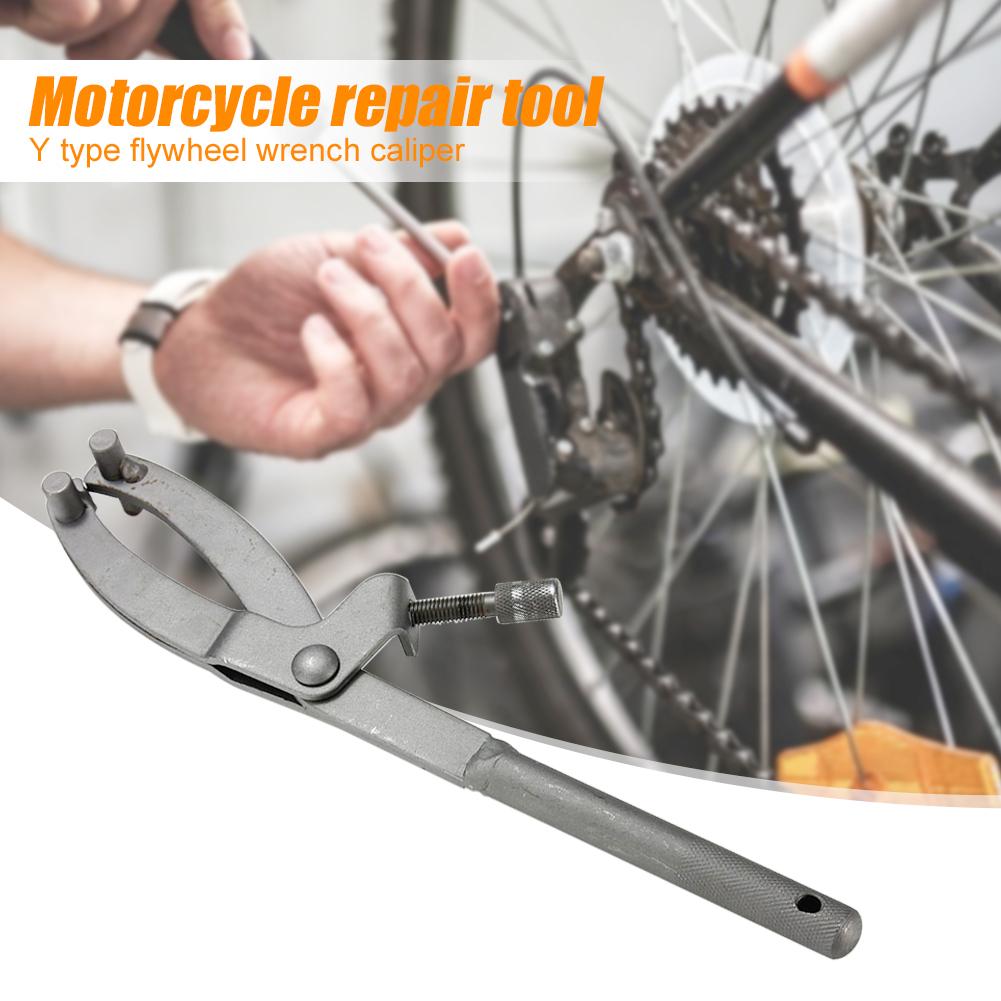 Y-type Road Bicycle Flywheel Wrench Adjustable Freewheel Cassette Remover Scooter Cycling Maintenance Repairing Tools