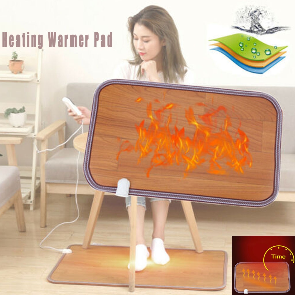 Best Selling Producten Elektrische Voet Voeten Verwarming Warmer Pad Verwarmde Vloer Tapijt Mat Voor Kantoor