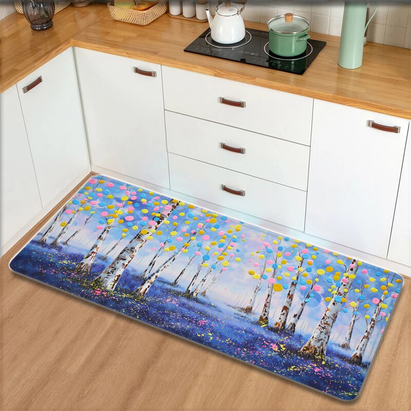 Mata podłogowa robić dywan kuchenny drzewo artystyczne mata robić salonu dywanik kuchenny wycieraczki dywaniki dywany robić sypialni wycieraczka absorpcyjna wody: DM000138 / 40 cm x 60 cm