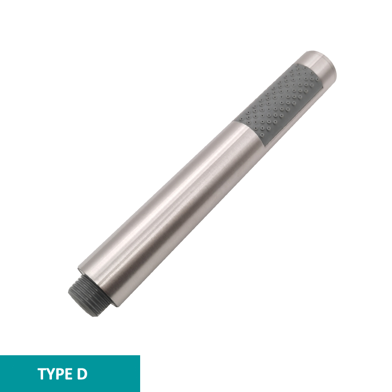 Bathroom Shower Set Brushed Nickel Stainless Steel Matt Silver Round Square Hand Shower High Pressure with Holder 1.5m Hose: RD Shower 2