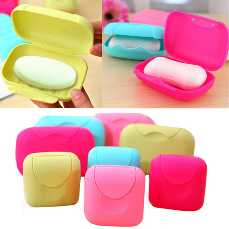 estuche para plato de baño, ducha casera, viaje, senderismo, contenedor, caja de jabón, , caja de jabón de plástico , dispensador, jabonera