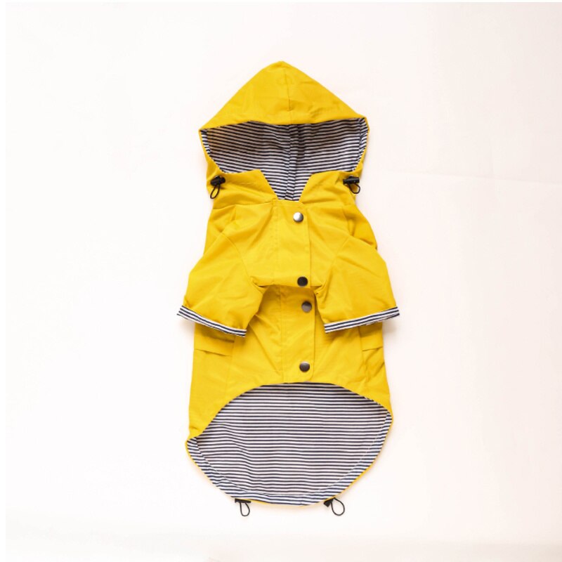 Chubasquero amarillo impermeable para perro, ropa Retro para mascotas, ropa para cachorros, chaqueta, suministros para mascotas: XXXL
