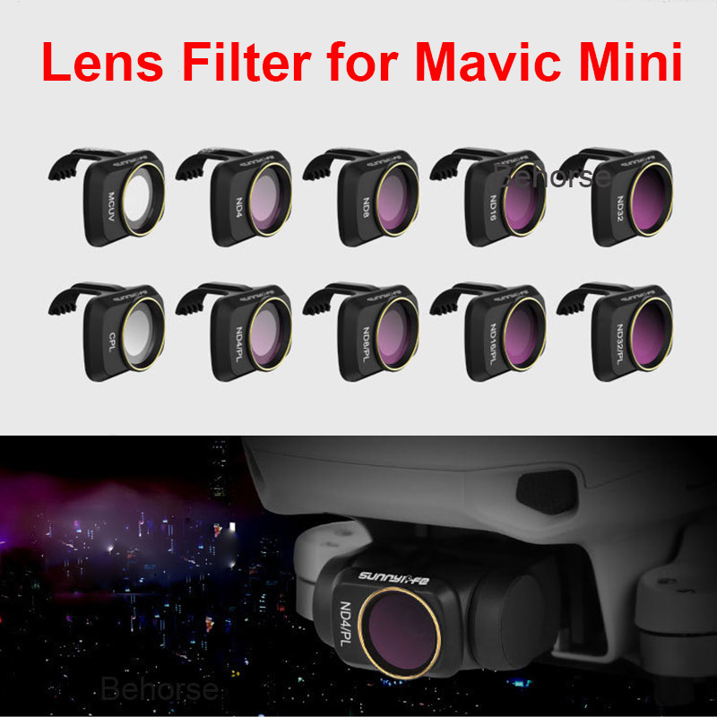 6pcs/Set DJI Mavic Mini/Mini 2 Filters UV ND CPL 4/8/16/32 NDPL Set Camera Lens Filter for DJI Mavic Mini Accessories
