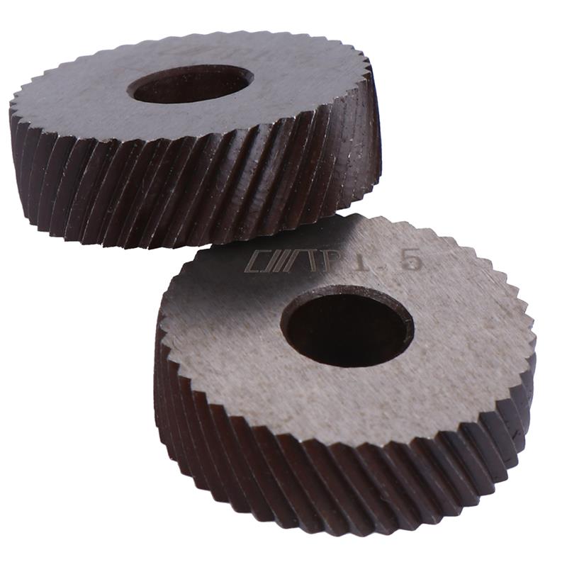 10pcs 19x8mm Diagonal Coarse Knurling Tool Wheels – 1.5mm Pitch Steel Twill Knurls – Metalworking