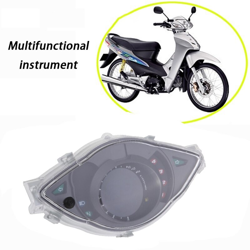 Motorcycle LCD Instrument 7 Color LCD Instrument for Honda WAVE 100 Wave100R DIGITAL METER Alpha