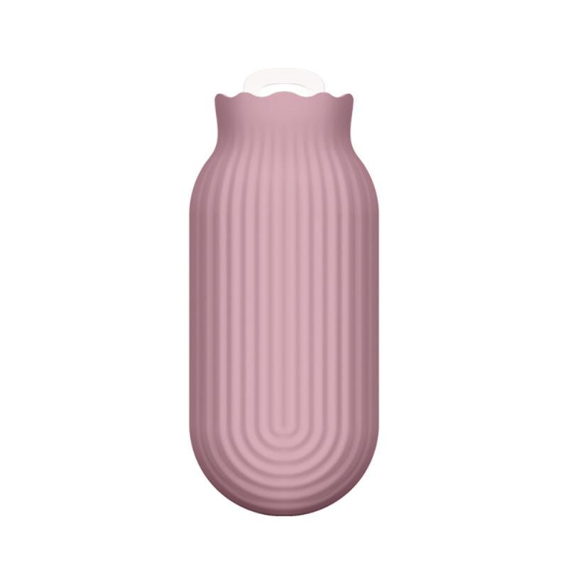 240/550ML Silicone Winter Bottle For Water Hand Warmer Student Microwave Heated Explosion-Proof Water Bottle Bag With Cover: 04 24x10x5cm