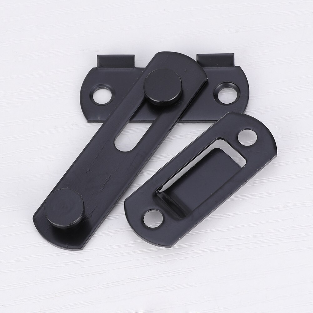 2pcs Stainless Steel Rust-proof Door Hasp Gate Latches Safety Door Lock for Doors Windows Cabinets Gates Furniture