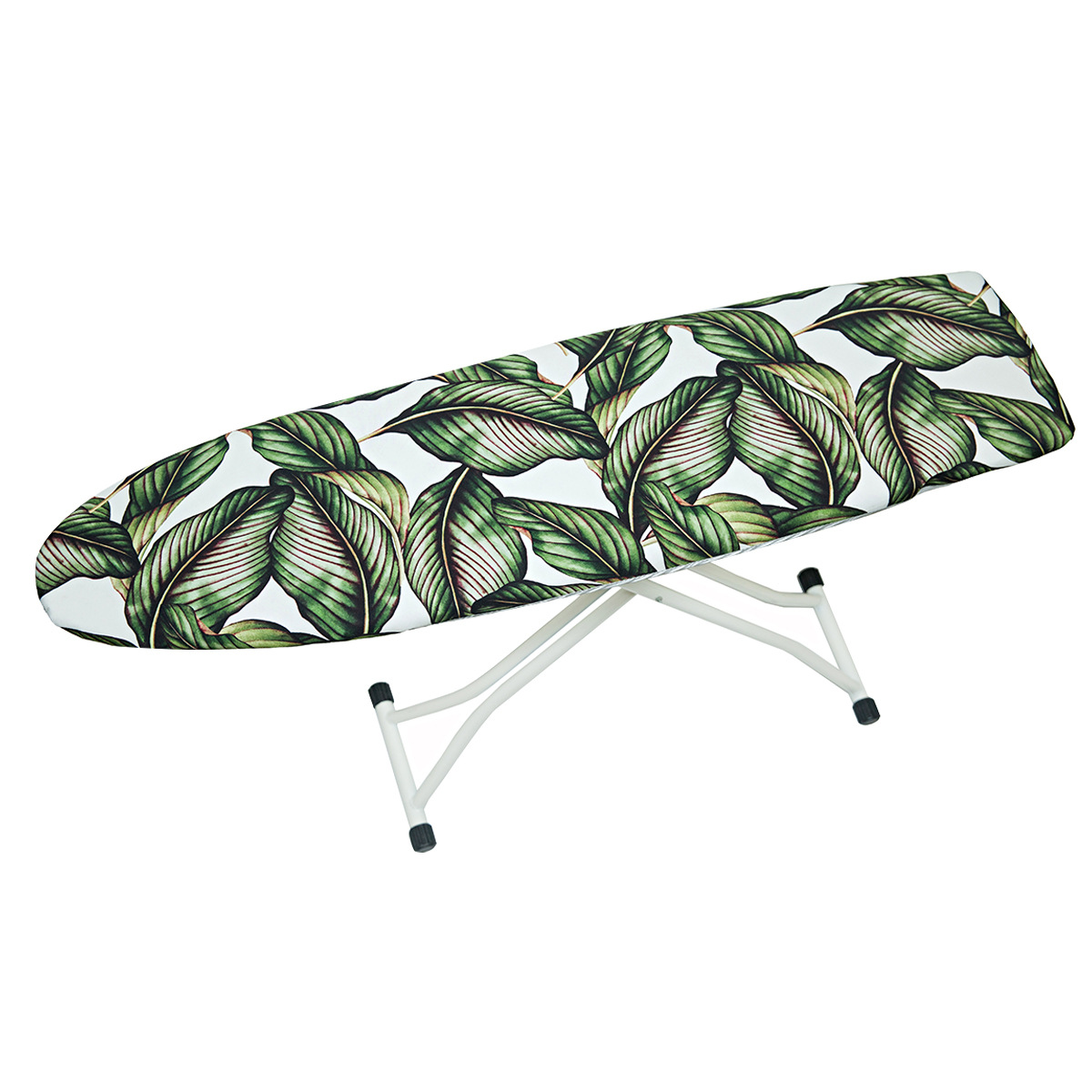 Slitstarkt strykbrädeöverdrag fläckbeständigt tjockt vadderat 140 x 50cm elastiskt strykbrädeöverdrag för tvättartiklar: Ljusgul