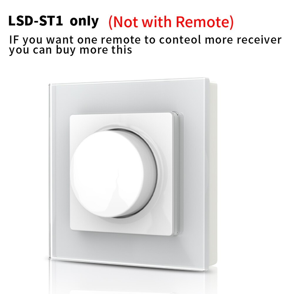 Triac Dimmer LED 220V EU 230V 110V AC Wireless RF Dimmable Knob Light Switch With 2.4G Remote Controller Dimmer for LED Lamps: Triac ST1 Dimmer