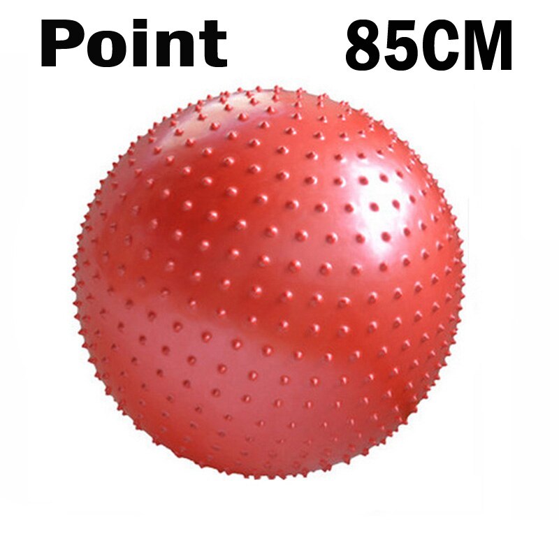 Sports Yoga Balls Point Fitness Gym Balance Fitball Exercise Pilates Workout Barbed Massage Ball 55cm 65cm 75cm 85cm: 85CM Red