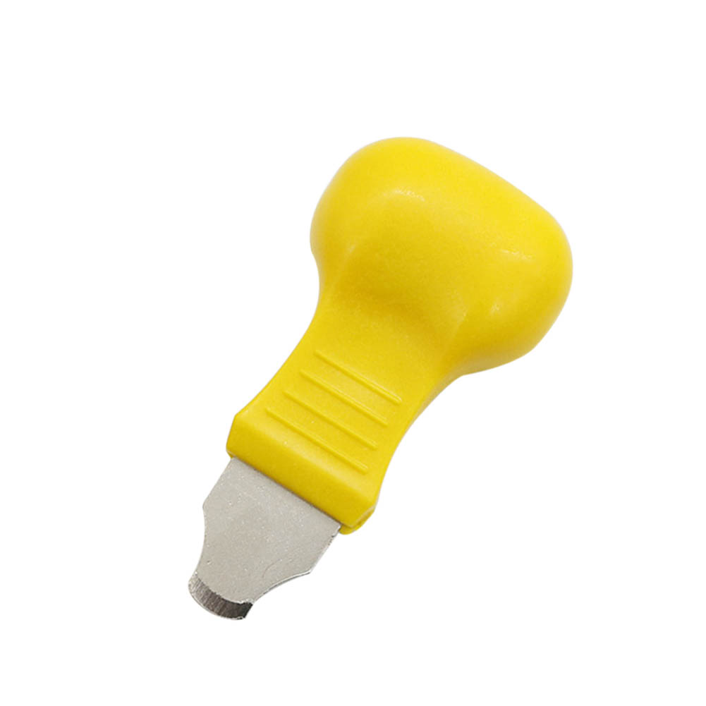 Outil de réparation de couteau de retrait de ouvreur de boîtier de dos de montre d'acier inoxydable: YELLOW