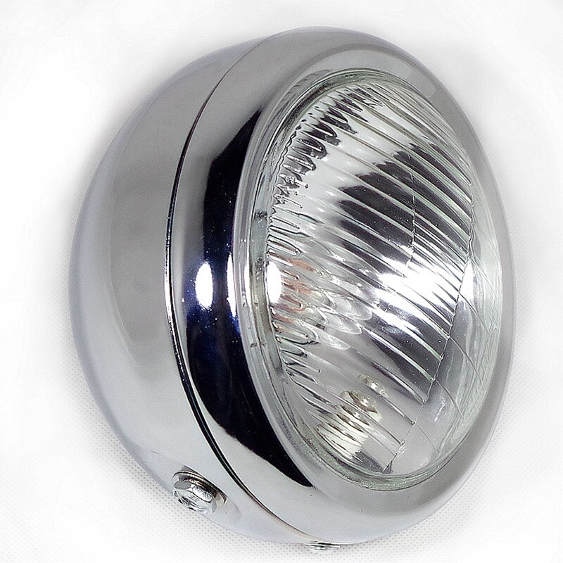 for Suzuki motorcycle parts GN125 headlight assembly 125cc front lighting 1994-2001 round metal headlights