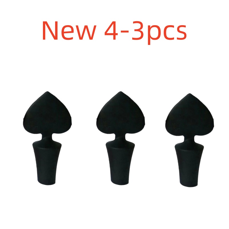 Silicone Champagne Wine Beer Bottle Cork Stopper Plug Wine Bottle Sealer Cap Stopper Bar Kitchen Tool Vacuum Sealed Sealer Plug