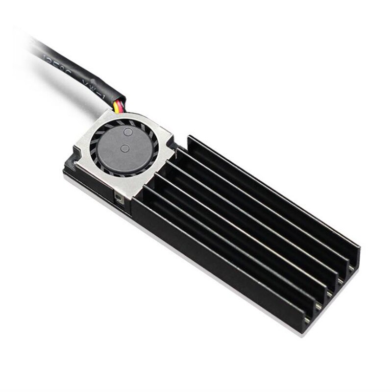 OPQ-M.2 Hard Disk Heat Sink PCI-E for M.2 2280 Specification SSD Cooling Fan M.2 Solid Cooling Vest 3PIN Power Supply