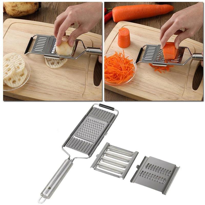 Super Groente Slicer Rvs Rasp Wortel Dunschiller Accessoires Fruit Rasp Shredders Cutter Keuken I9Z5