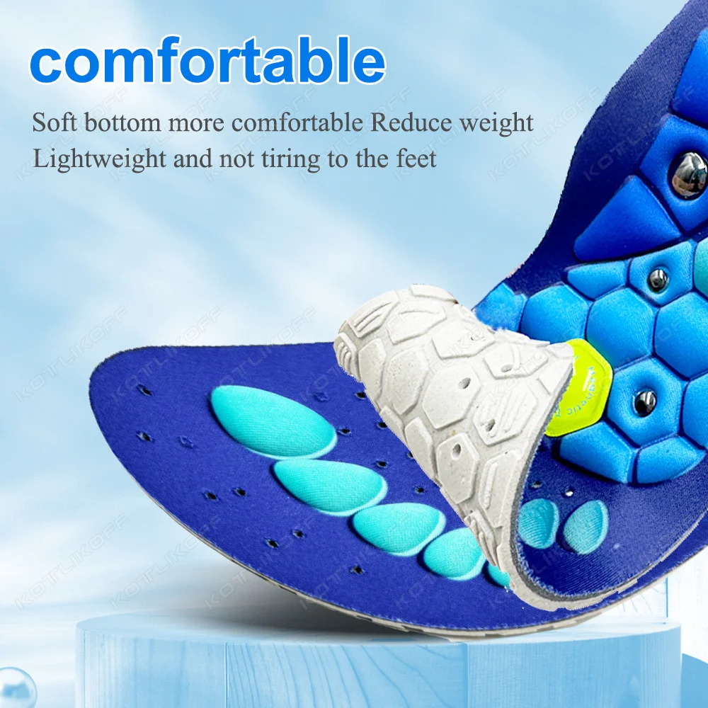 Medizinische Magnetische Therapie Sport Einlegesohlen Massage Fuß Gewicht Verlust Abnehmen Akupressur Einlegesohle Anti-müdigkeit Gesundheit Pflege Schuh Pads