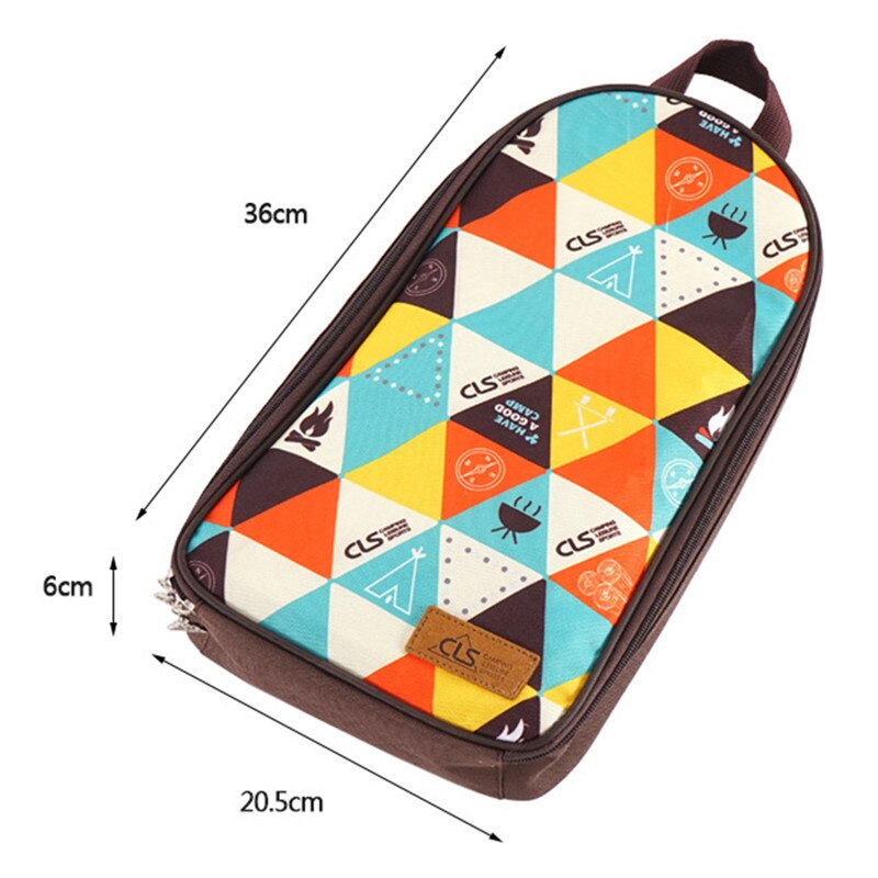 Nationell stil läger köksredskap arrangör resa bbq köksredskap redskap kit skärbräda | ris paddel tång sax