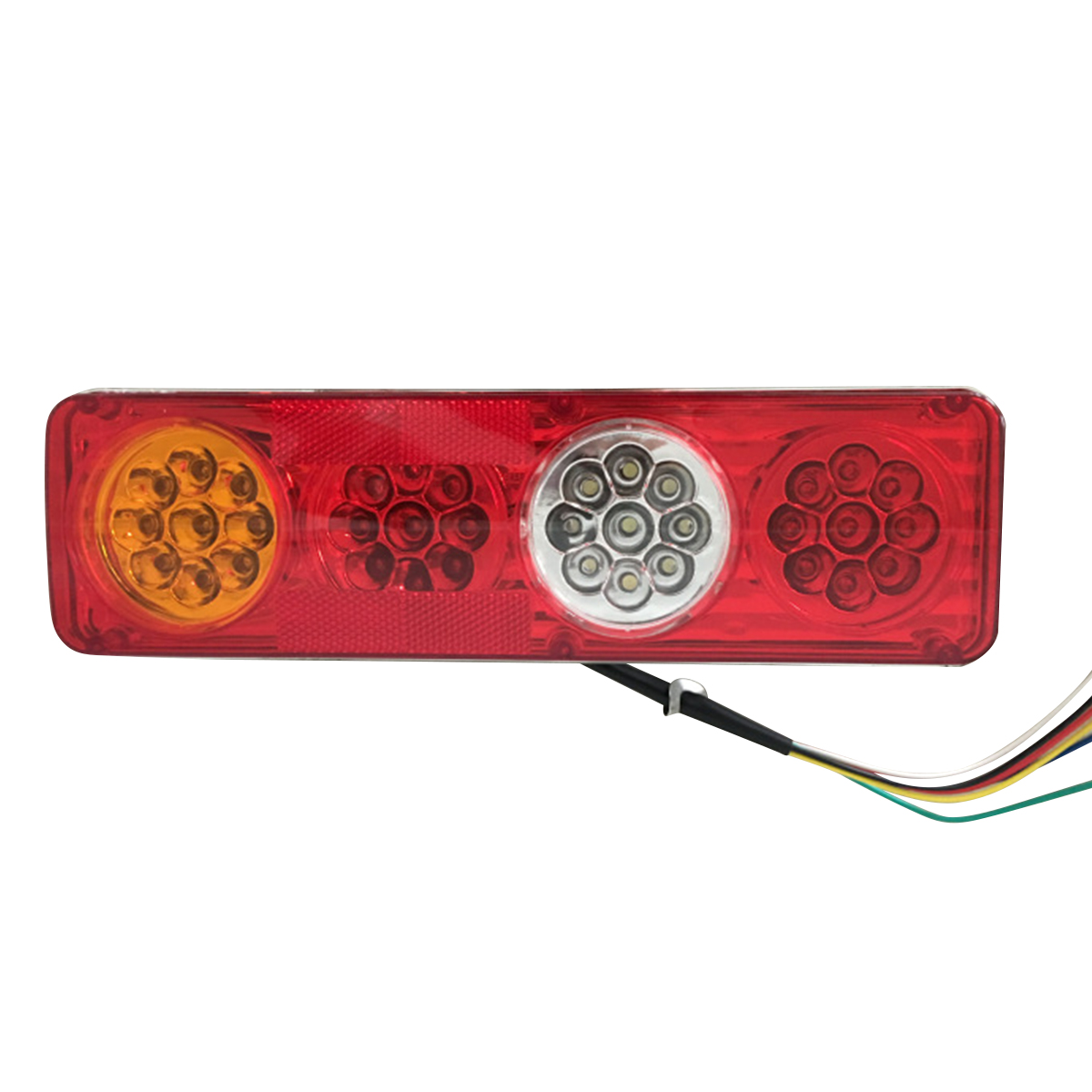 2 stuks 12V Auto Vrachtwagen LED Achter Achterlicht Waarschuwingslichten Achter Lamps4 bouten M4 Trailer Caravans Richtingaanwijzer verlichting remlicht