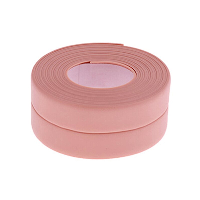 Kalefateren Strip Kit Tape Voor Bad Zelfklevende Afdichtingstape Voor Keuken Aanrecht Badkamer Douche Toilet Wastafel Muur Hoek: Pink