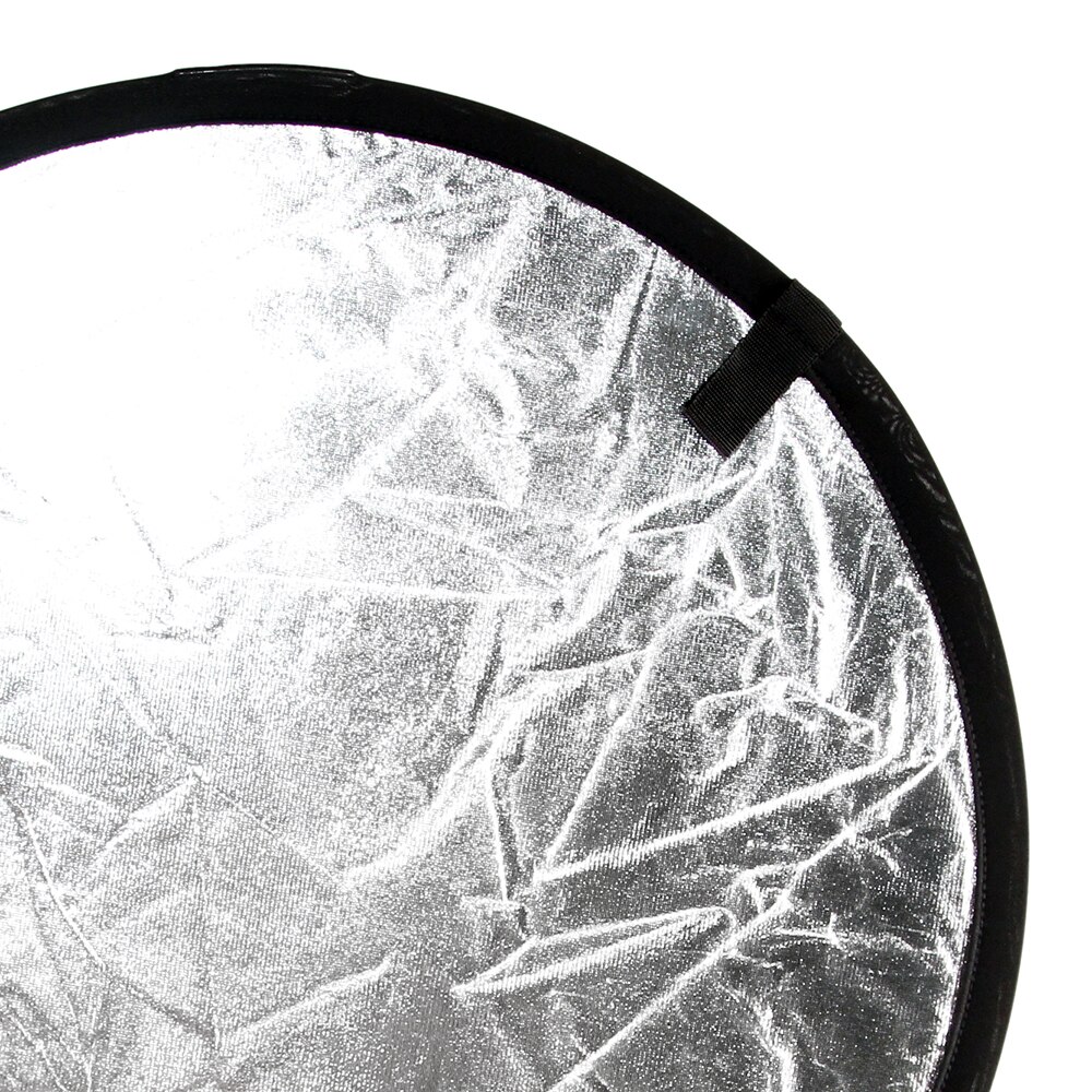 2 In1 60 Cm 24 Inch Refletor Ronde Flash Studio Opvouwbare Light Disc Goud Zilver Riflettore Reflector Met Zak