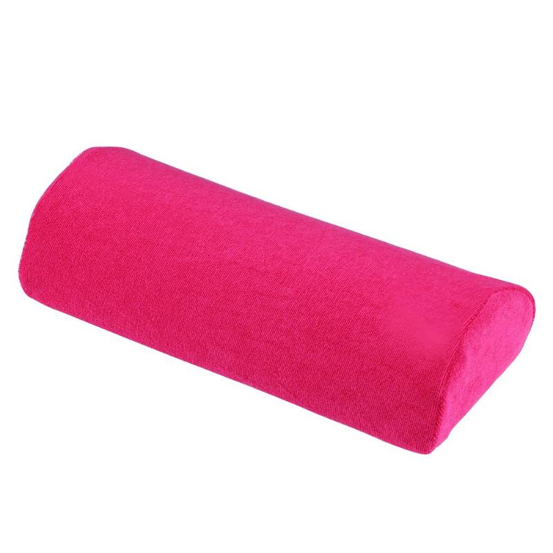 Almohadilla de descanso de manos para manicura, cojín de mano lavable, soporte para almohada, reposabrazos de brazo, herramienta de equipo de belleza para salón de manicura, 6 colores: Rojo