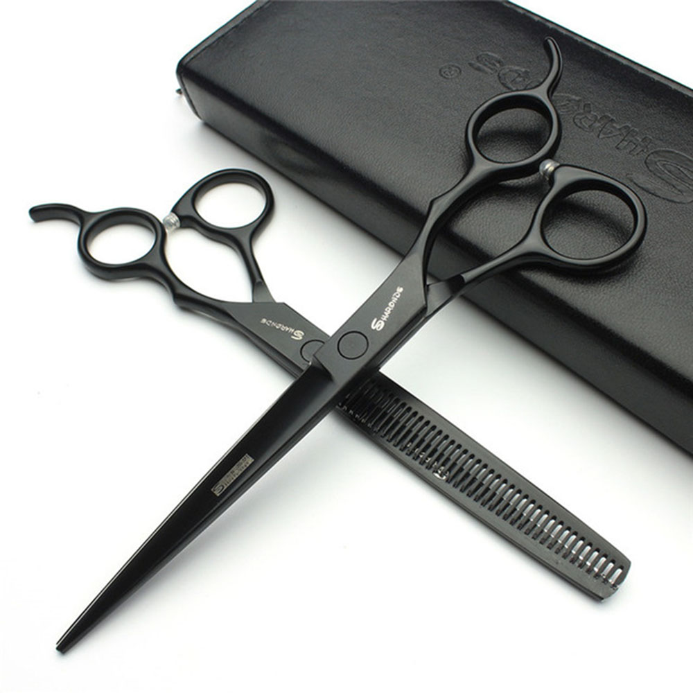 7 inch Cat and dog styling tools pet scissors up Curved scissors Animal scissors Cats Hair Cutting