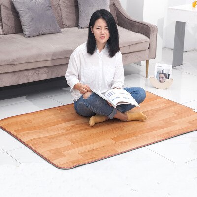 Chauffe-pieds tapis chauffant électrique bureau pieds chauds Thermostat coussin chauffant maison tapis de sol chauffant 50x30cm