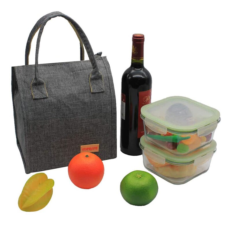 Frauen Mittagessen Taschen Thermische Isolierte Oxford Lebensmittel Box Tasche Bento Kühler Thermo Tragbare Handtaschen Dame Tasche Snack für Arbeit Schule