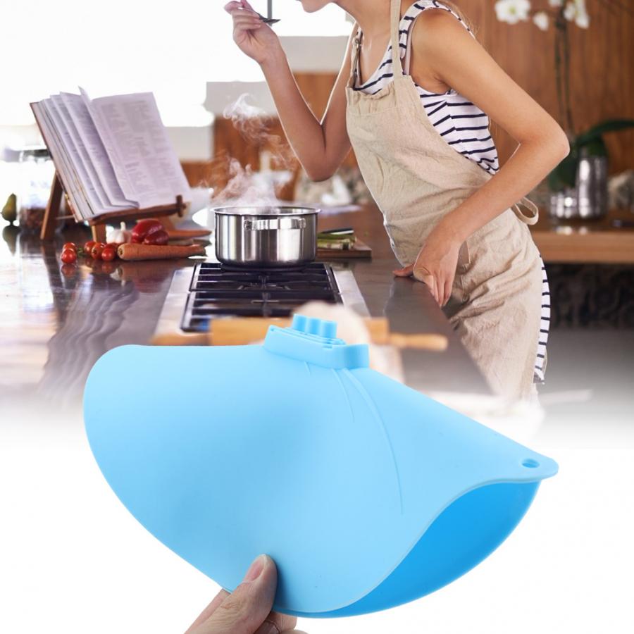 Silicone Steam Pot Lids Pressure Cooker Spills Food Seal Cover for Household Pan Covers