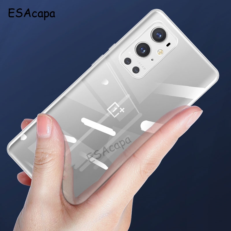 Ultra-Dunne Transparante Siliconen Shockproof Case Voor Oneplus 9 Pro Case Bescherming Camera Lens Soft Tpu Back Cover Voor een Plus 9