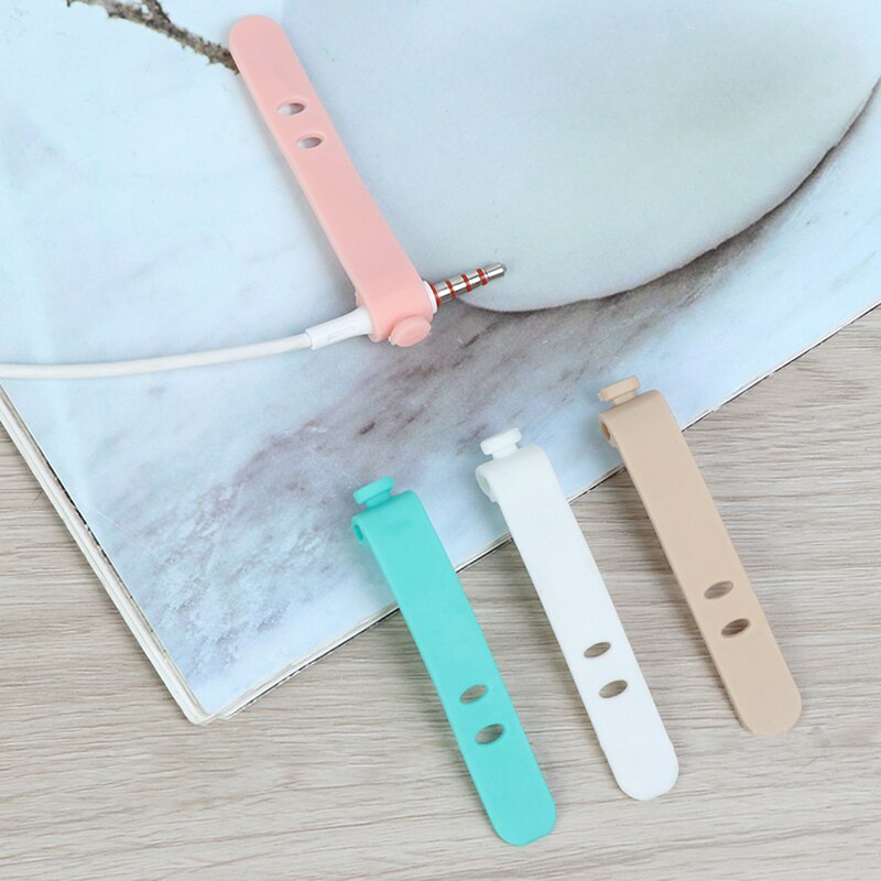 4 pièces/ensemble Gel de silice câble enrouleur écouteurs protecteur voyage accessoires USB support pour téléphone accessoire Packe organisateurs