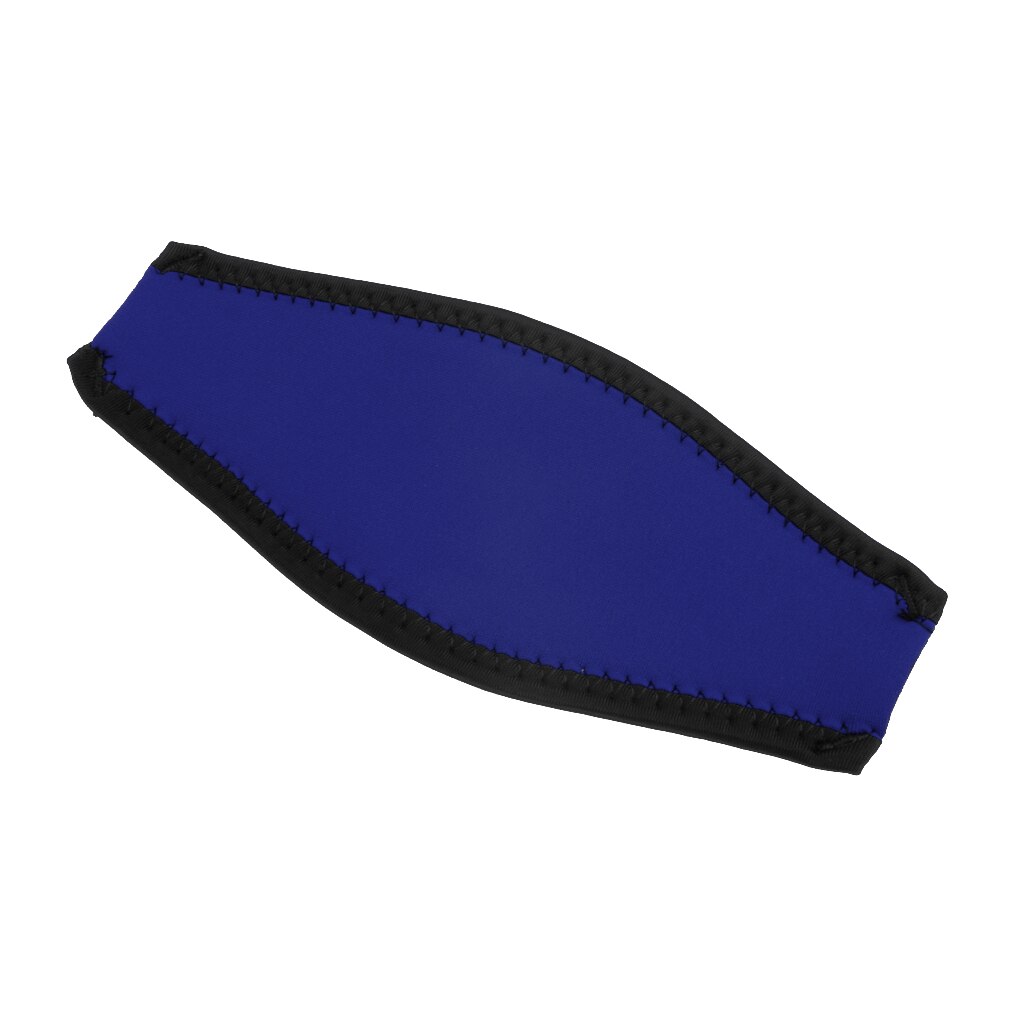 Duikers Duiken Verstelbare Fit Masker Band Haar Bescherming Gear Wrap Duiken Masker Strap Cover Neopreen: Dark Blue