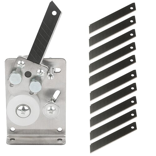 Manual Portable Wire Stripping Machine Scrap Cable Peeling Machines Hand Tool Small Manual Wire Stripper Recycle Tool: Machine 10pcs blade