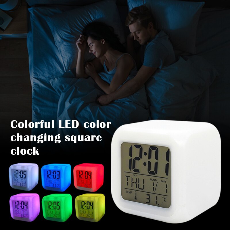 Garçons et filles réveil facile à définir grand affichage portable horloge de nuit LED horloge de nuit meilleur pour les enfants SAL99: Default Title