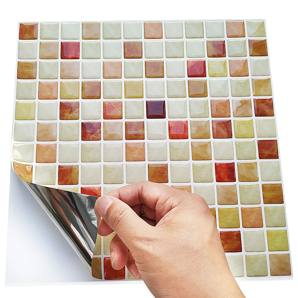 Premium Modern Self Adhesive Backsplash Mosaic Wall Tiles Sticker DIY Kitchen Bathroom Home Decor Vinyl