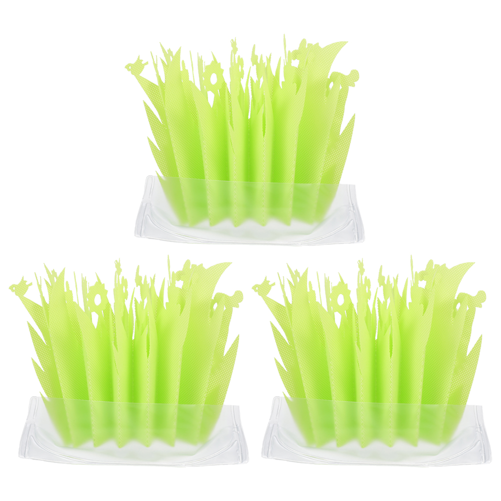 2Pcs Reptile Tank Humidifier Decorative Simulated Plants Humidifier Reptile Terrarium Decor: B