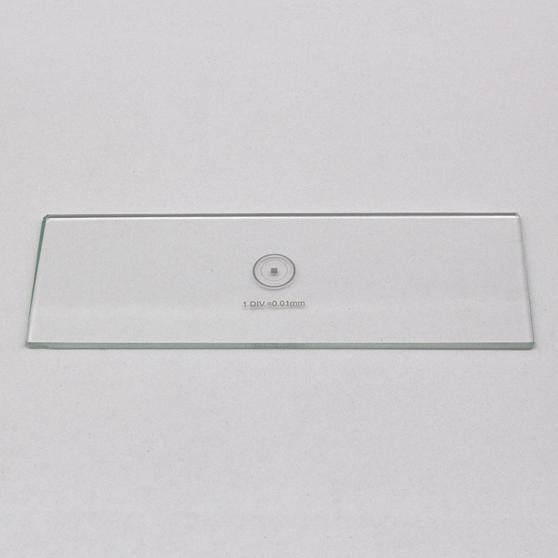DIV 0.01mm Microscope Stage Calibration Slides Grids Net Micrometer 100x100 Grid Measuring Optical Glass Net Grid