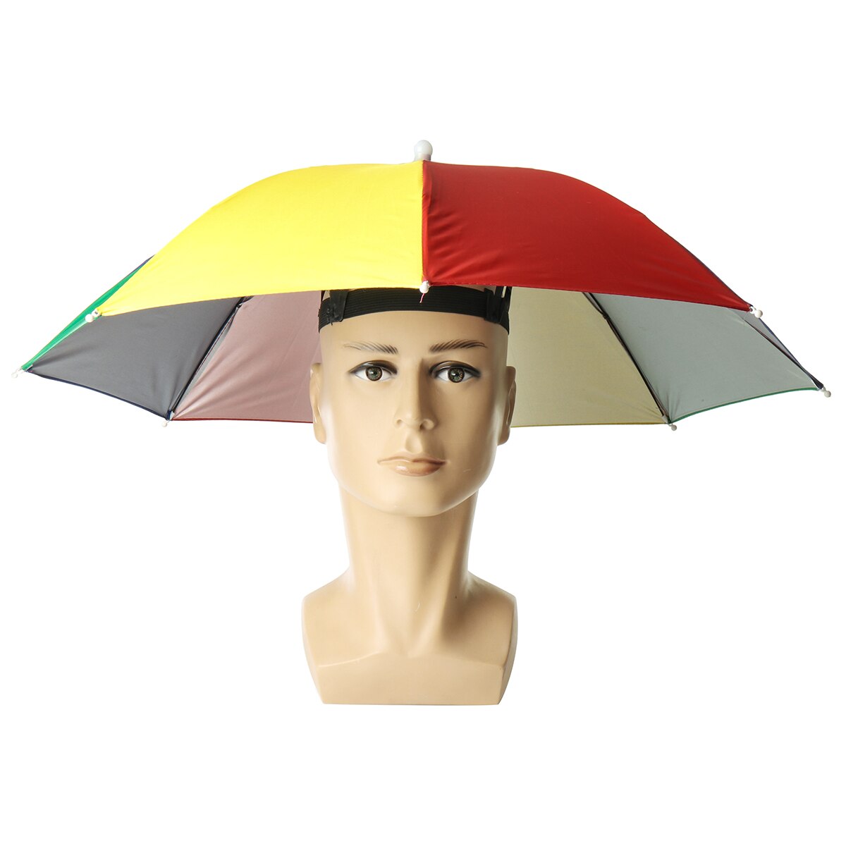 Opvouwbare Parasol Hoed Outdoor Hoofddeksels Hoofd Cap Vissen Wandelen Golf Strand Cap Hoofd Hoeden Outdoor Sport Camping Apparatuur: Colorful