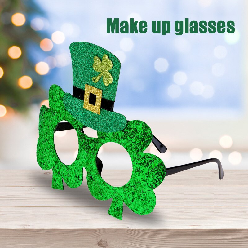 St Patricks Day Party Favor Sunglasses Accessories Shamrock Party Sunglasses NSV775